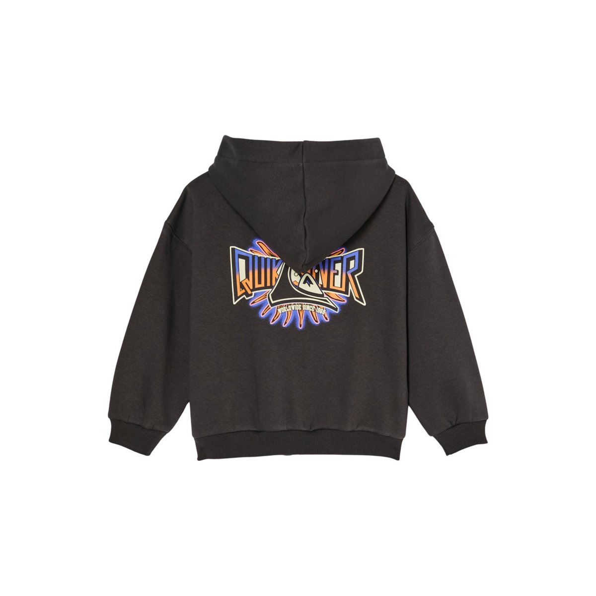 Sweat capuche zippé FAKIE POP noir tarmac, QUIKSILVER