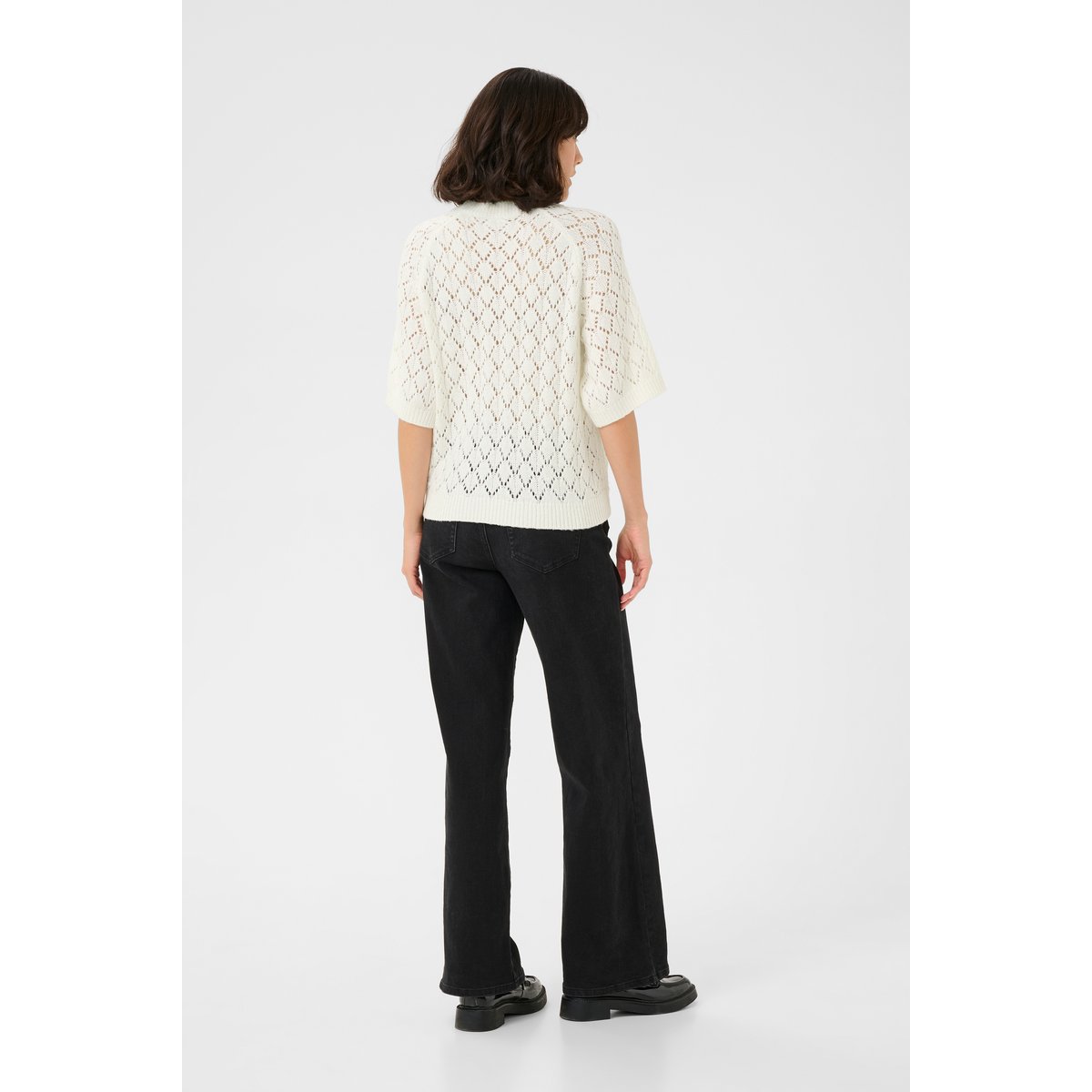 Knitted pullover blanc, KAFFE