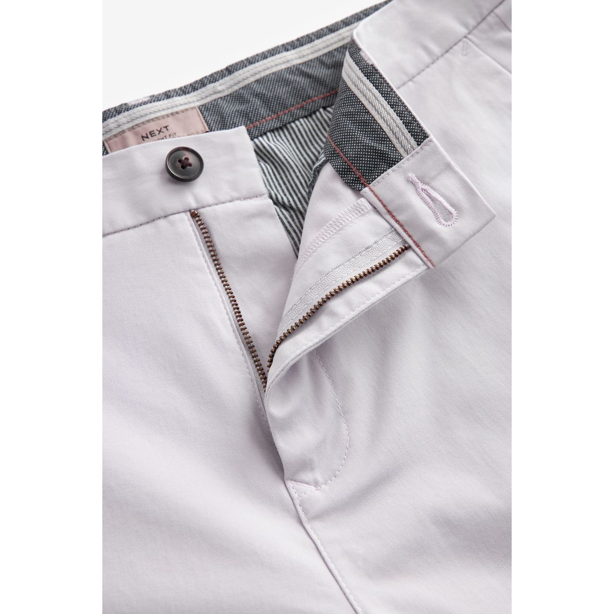 Short chino stretch coupe droite violet lilas, NEXT