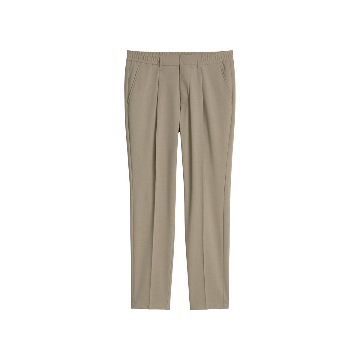Pantalon Modèle Morot Jogger DFB Travel Collection en Technical Wool Blend léger marron, MARC O'POLO