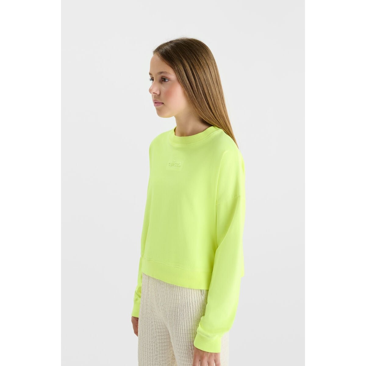 Sweat-Shirt NILAGI yellow fluo, LE TEMPS DES CERISES