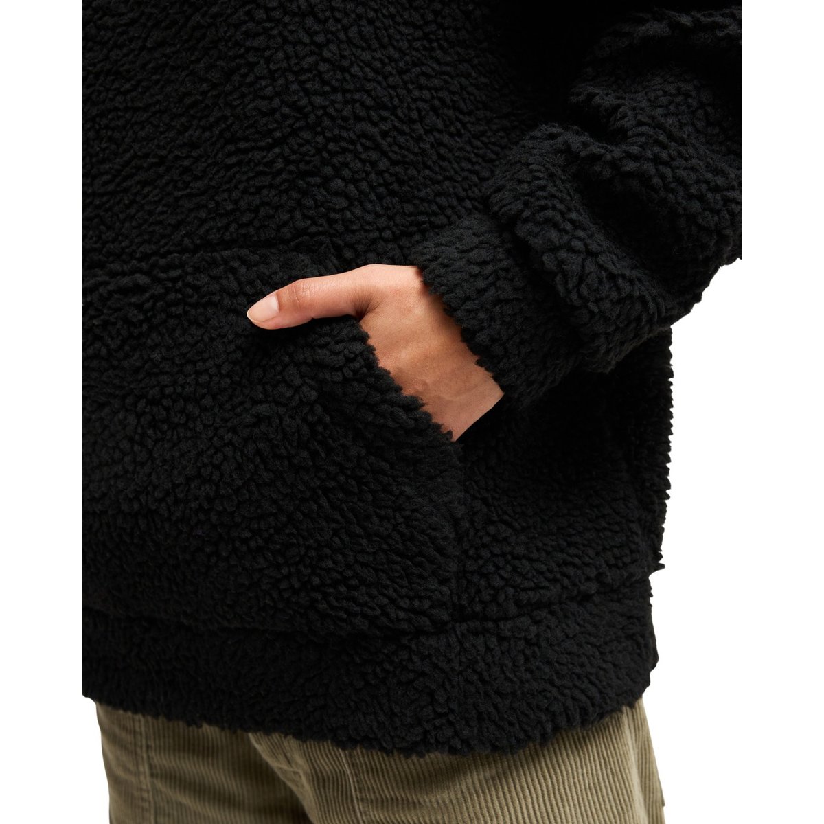Polaire demi-zip LIVE OUT LOUD ART. noir anthracite, ROXY