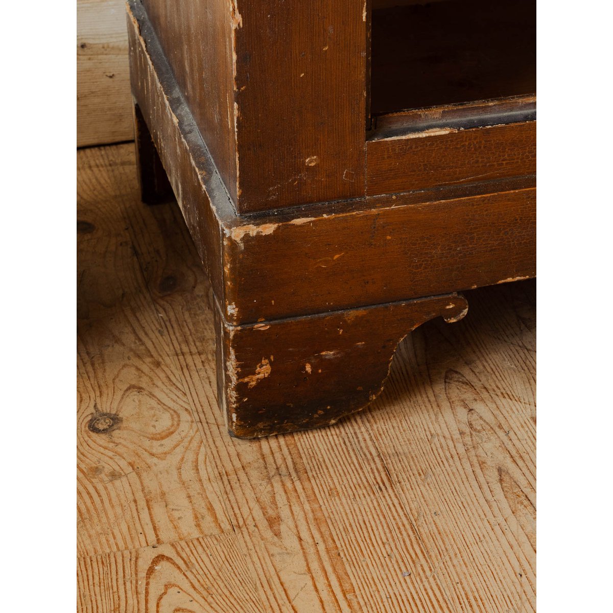 Bonnetière en bois Blandine N°472 - Bon état bois foncé, DEBONGOUT