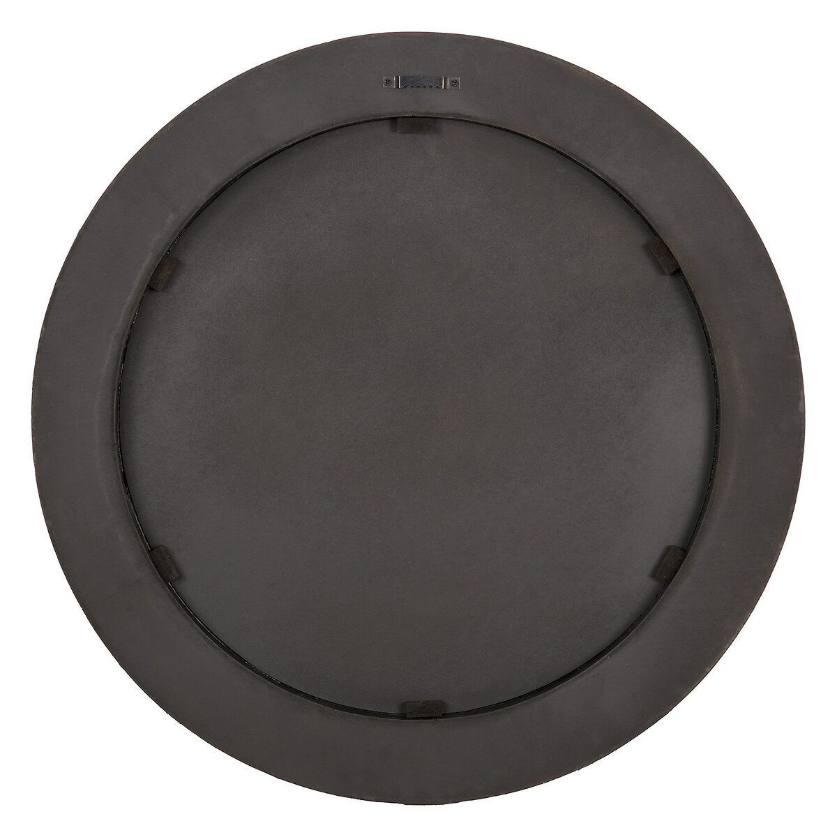 65cm Nayland Round Burr Wood Effect Wall Mirror brown              , ÉDITÉ