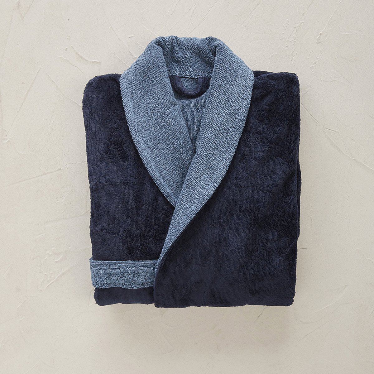 Kimono bi-matière homme marine, SYLVIE THIRIEZ