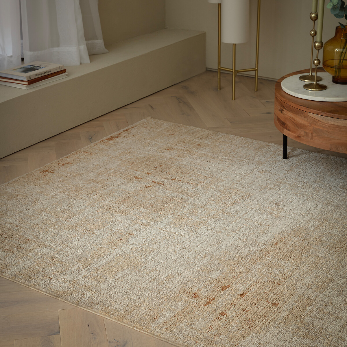 Heriz Patina Copper Rug copper-coloured orange, SO'HOME