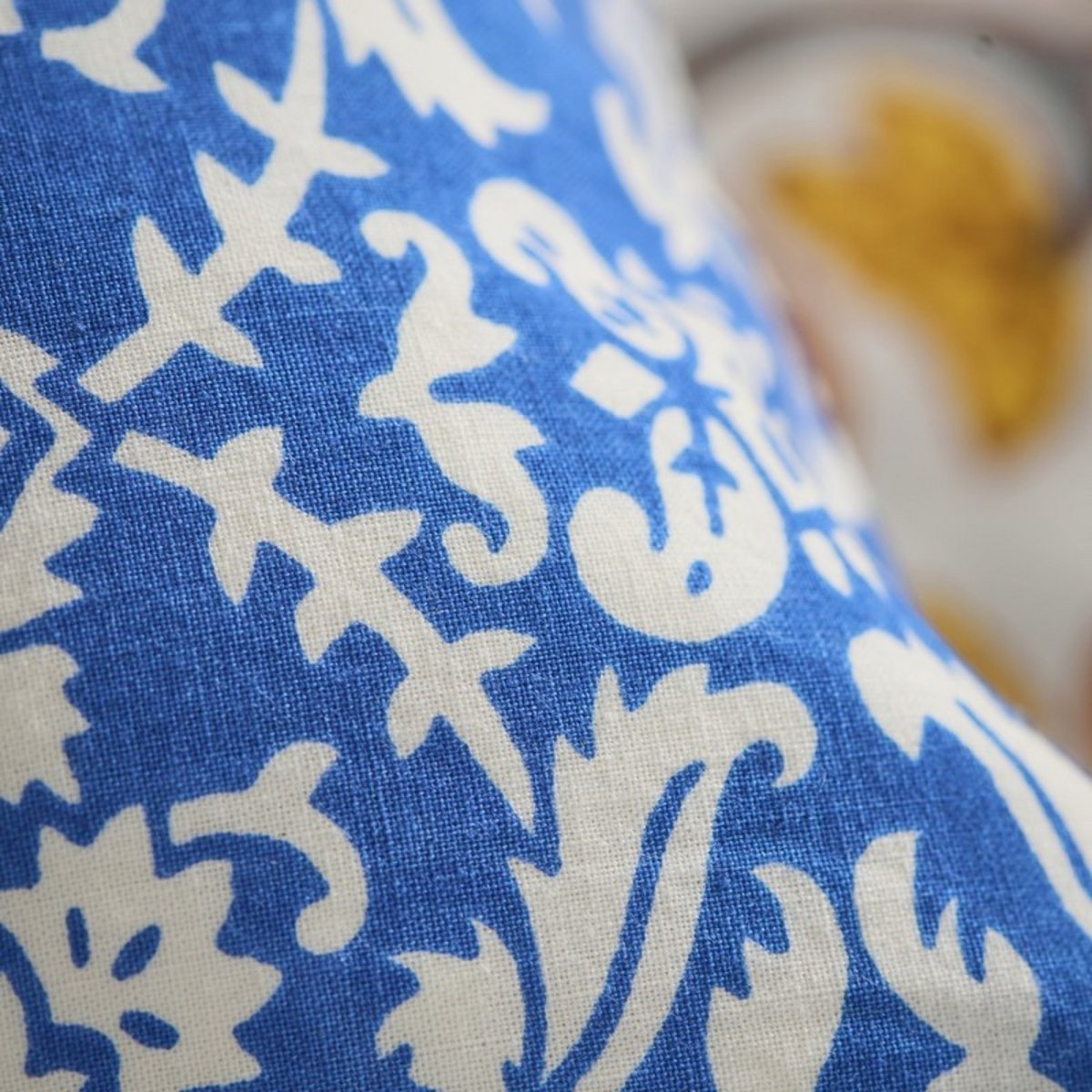 Housse coussin coton  Anastacia bleu, IB LAURSEN