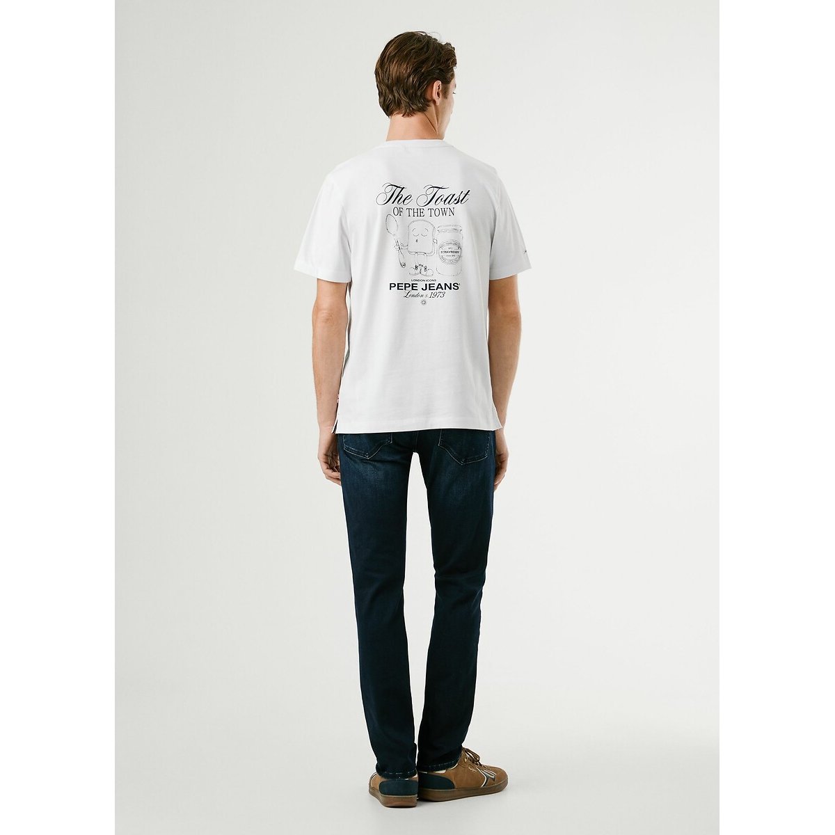 Thiago Short-Sleeve T-Shirt white, PEPE JEANS
