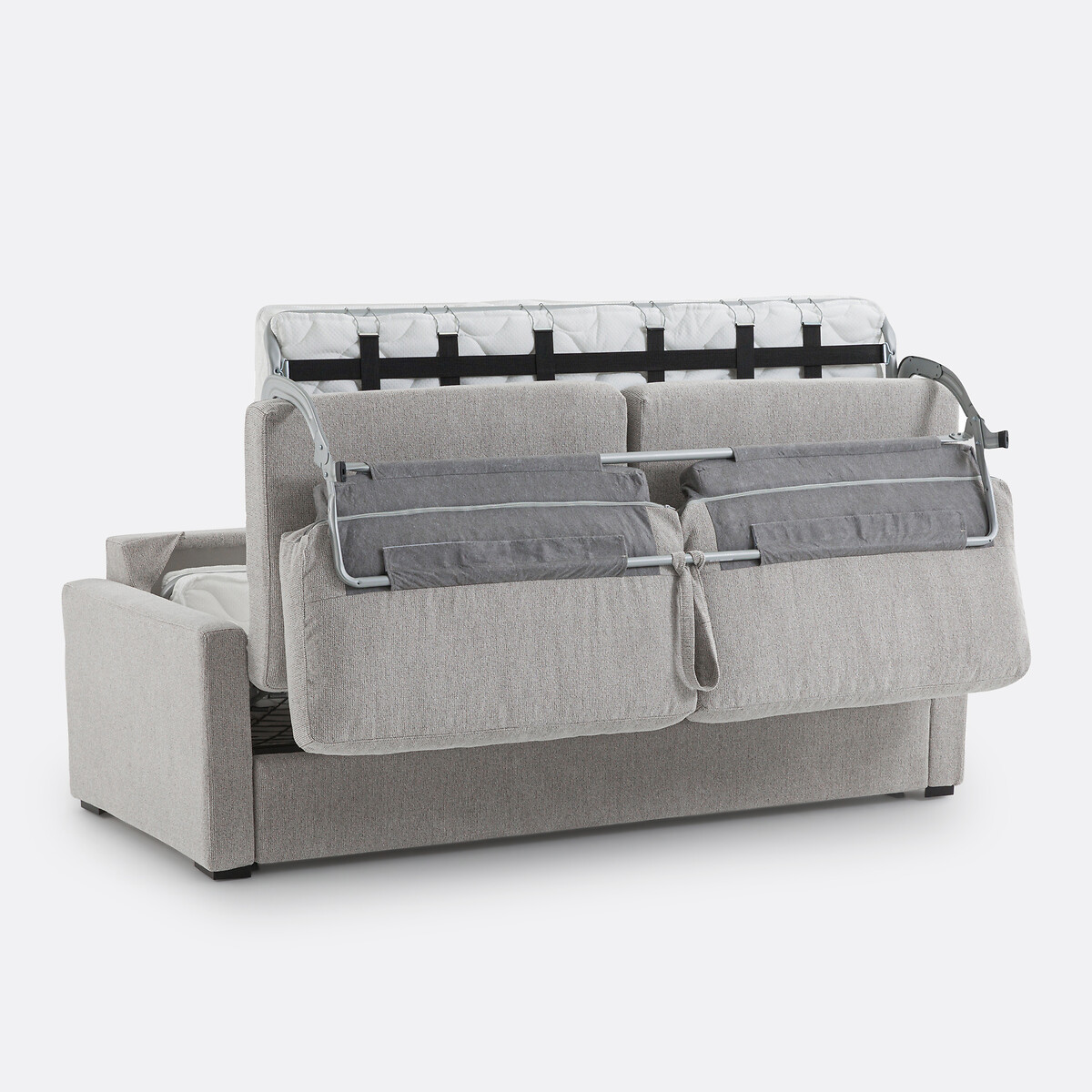 Canapé convertible 2, 3 ou 4 places, mousse, en tissu texturé chiné, TIMOR ecru, LA REDOUTE INTERIEURS