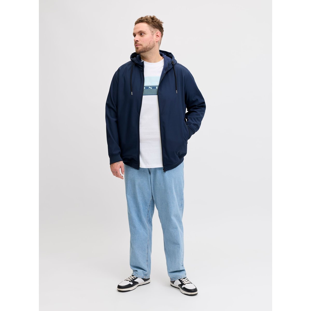 T-Shirt bright white, JACK & JONES