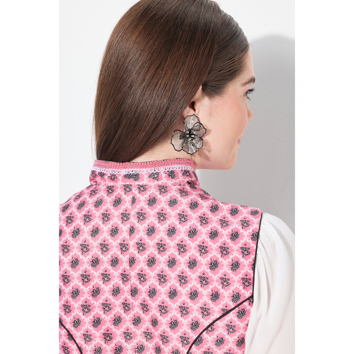 Dirndl sans manches rose, ULLA POPKEN