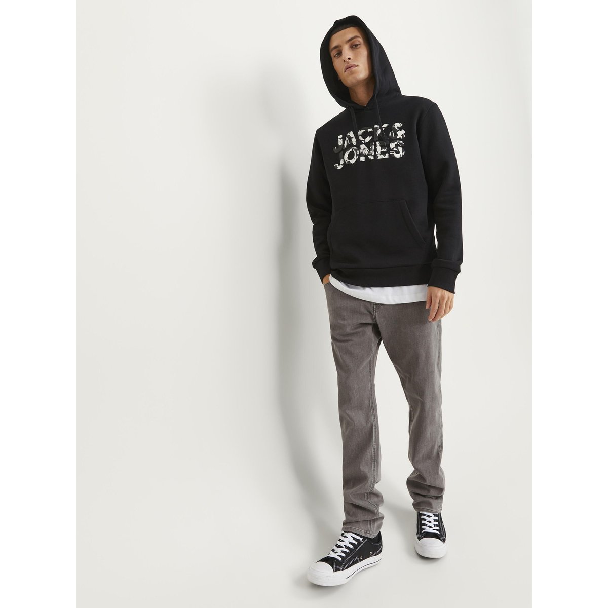 Jean Coupe Tapered grey denim, JACK & JONES
