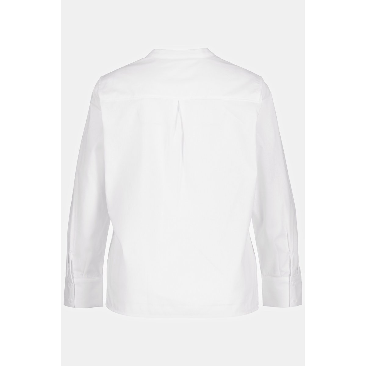 Chemisier, plastron, col montant blanc cassé, ULLA POPKEN
