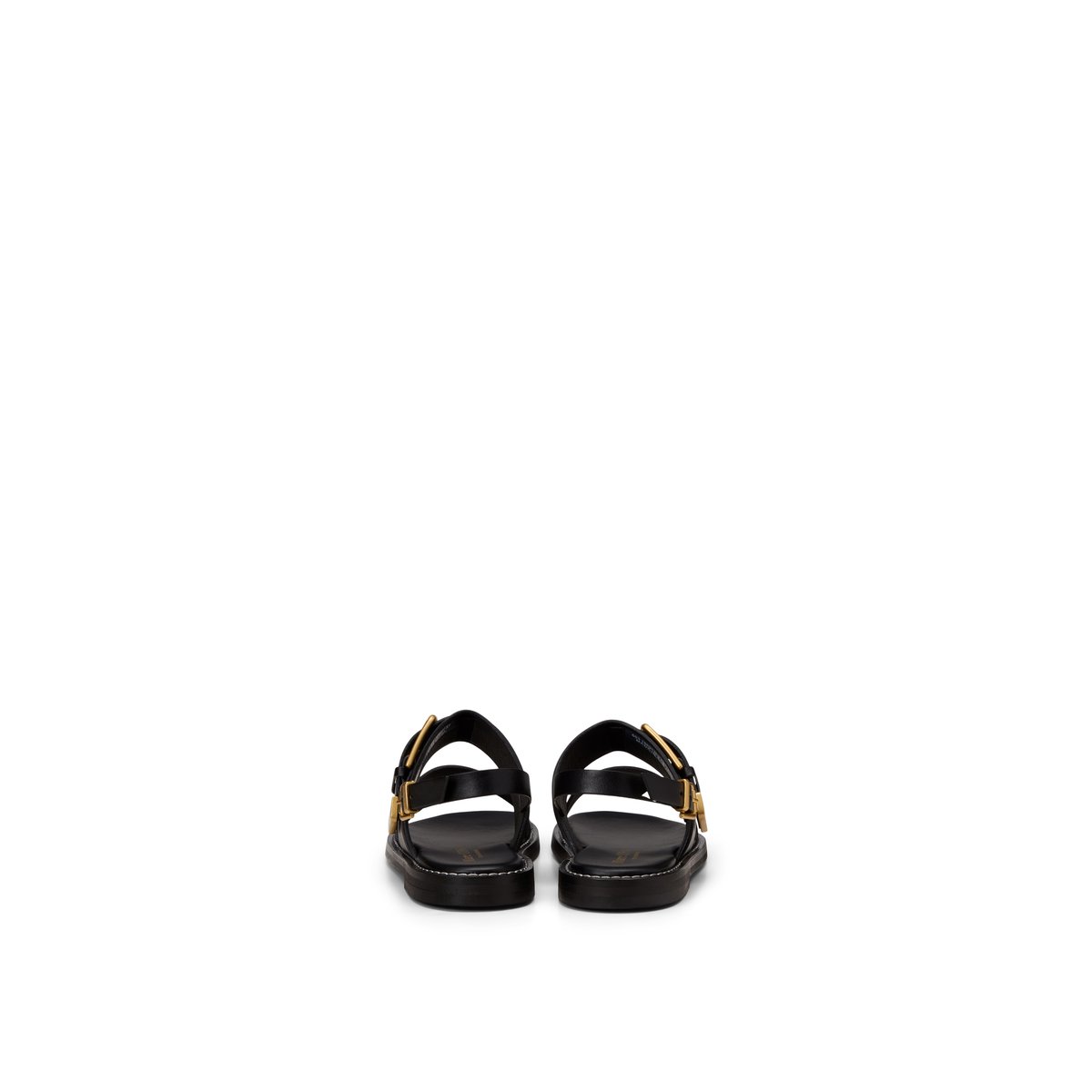 Sandale modèle Stina en cuir de vache noble schwarz, MARC O'POLO