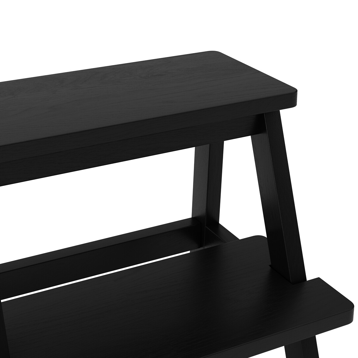 Adriana Pine Stool black, SO'HOME