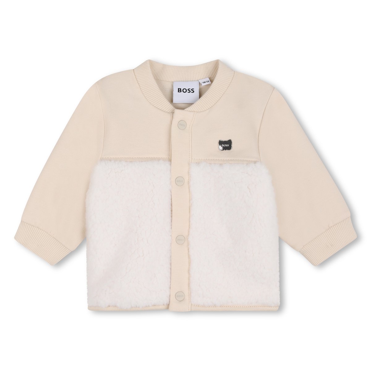 Ensemble cardigan et pantalon new beige, BOSS KIDSWEAR