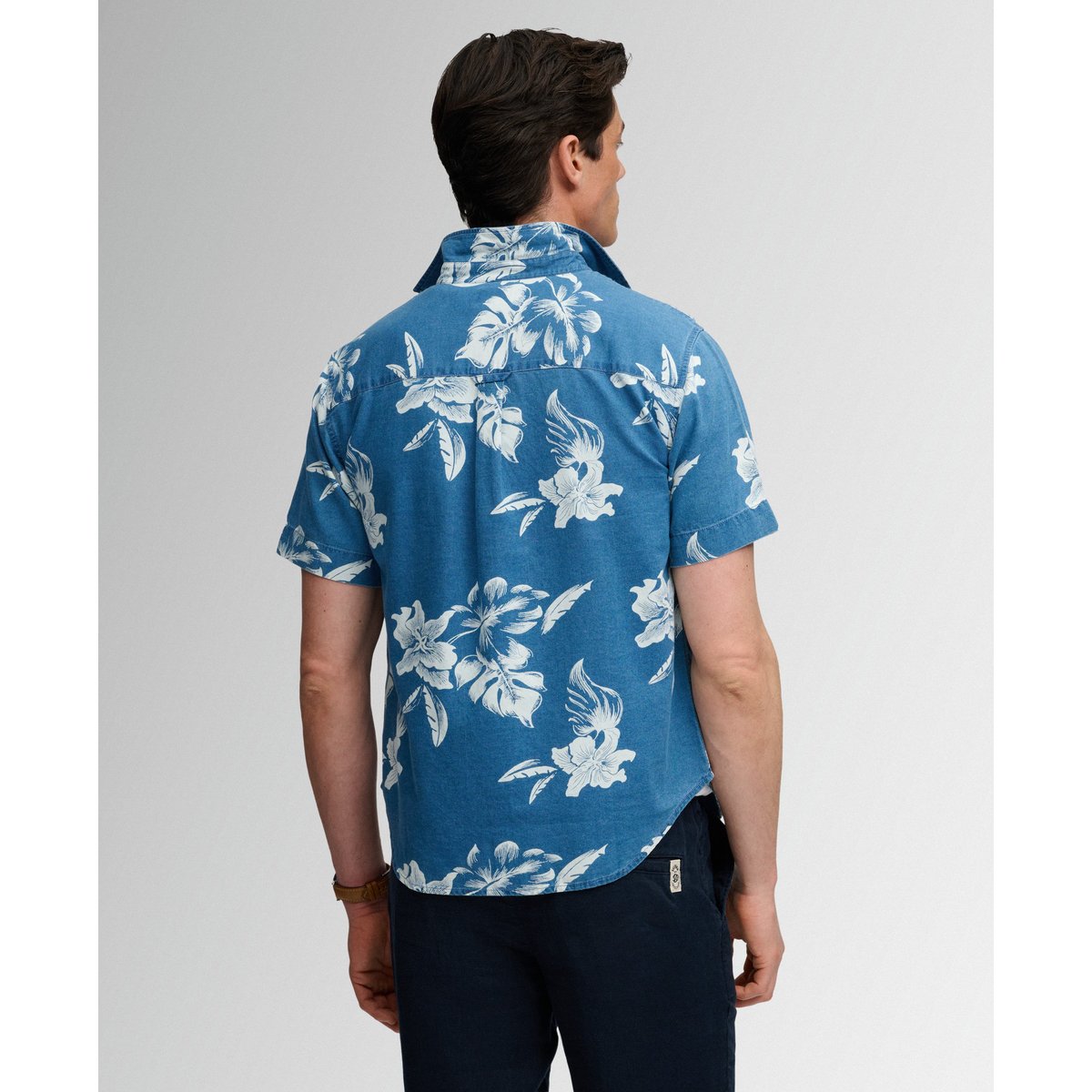 Chemise à manches courtes Vintage Loom indigo chrissy délavé, SUPERDRY