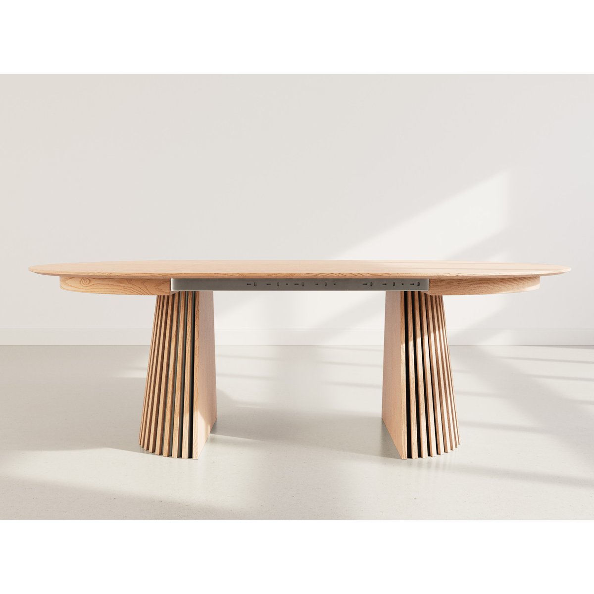 Table à manger ronde extensible bois 6-10pl, FREYA bois, BEST MOBILIER