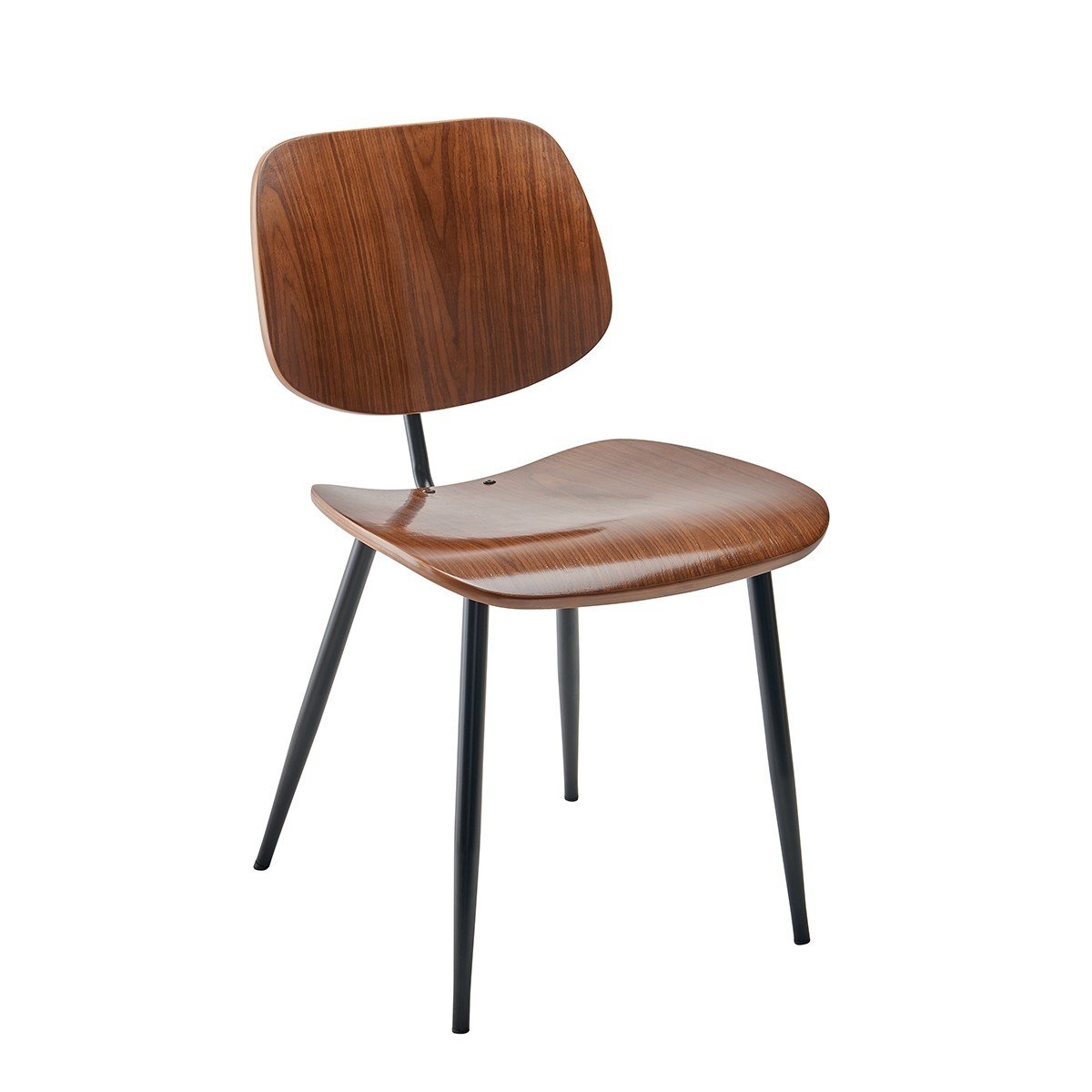 Chaises finition noyer Olympia - lot de 2 bois foncé, SIGNATURE