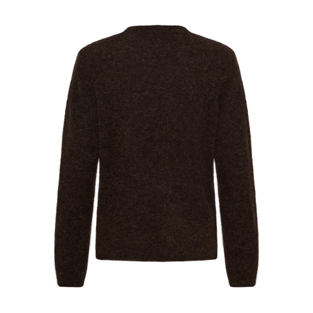 Pullover tricoté marron coffee bean melange, CULTURE