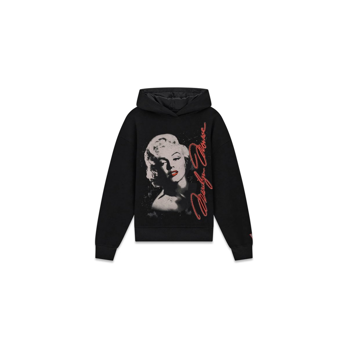 Sweat-Shirt Imprimé Hodeed noir, GUESS