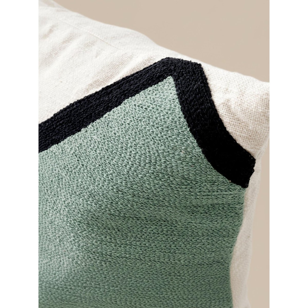 Coussin Textile - BITE menthe, KENAY