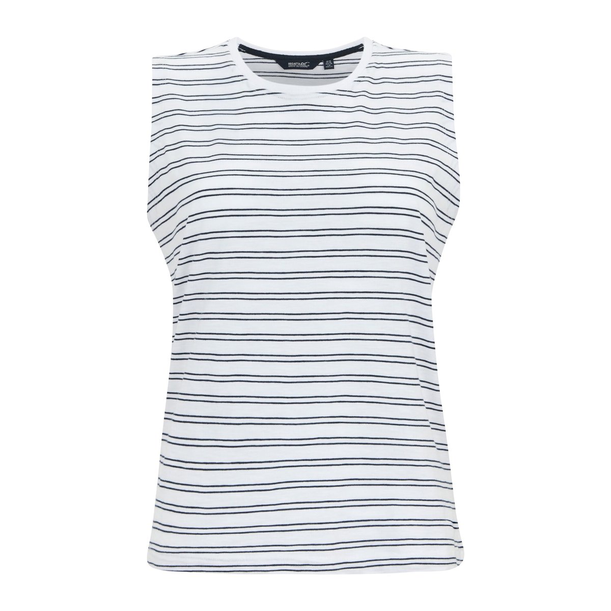Débardeur FARIENE blanc / bleu marine, REGATTA