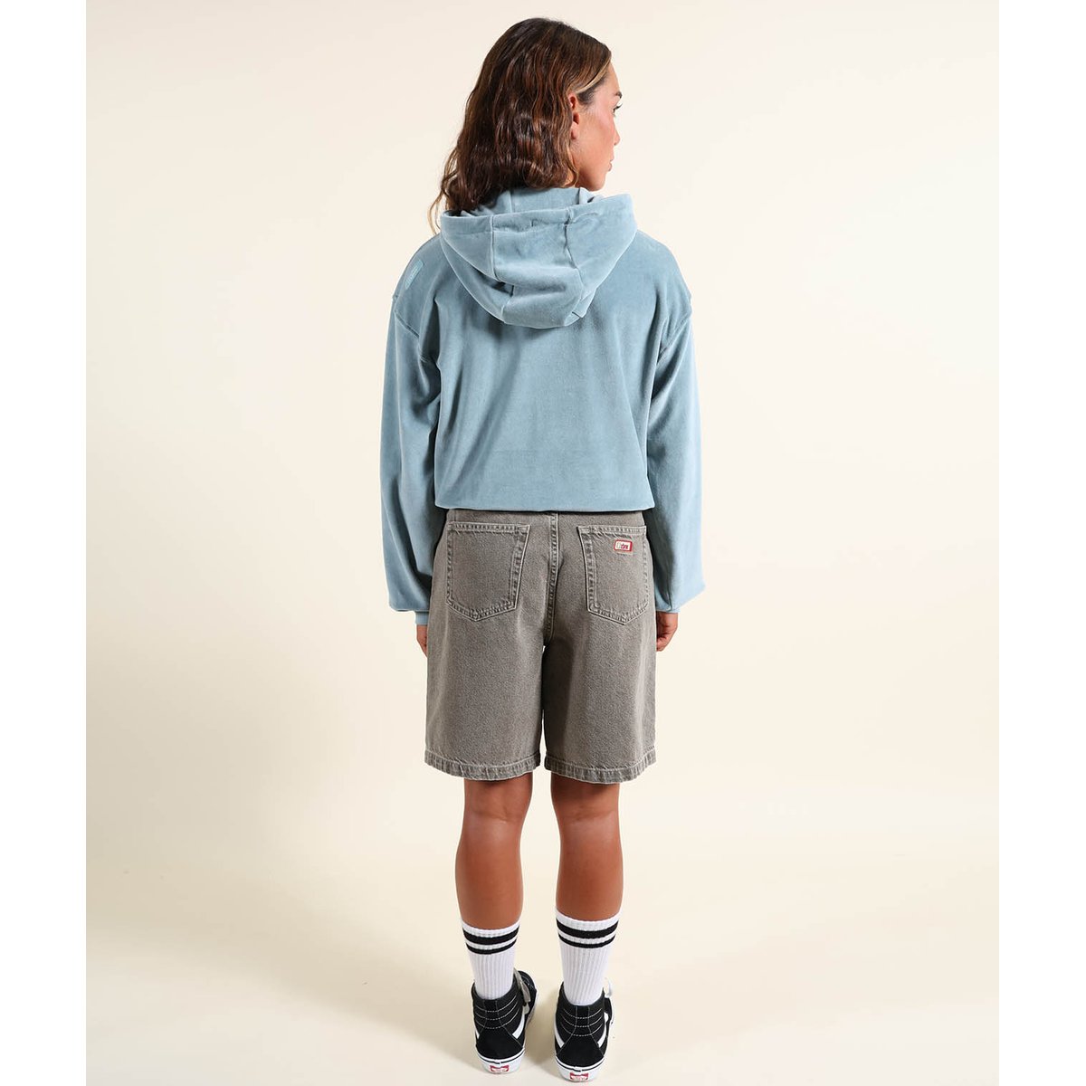 Sweat à capuche VELVET stone blue, OXBOW