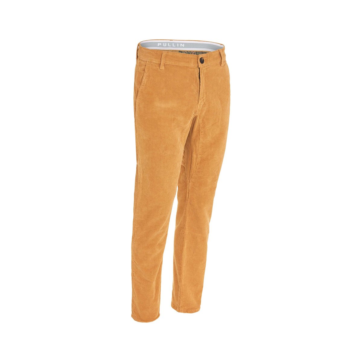 PANTALON CHINO VELOURS MEKA orange, PULLIN
