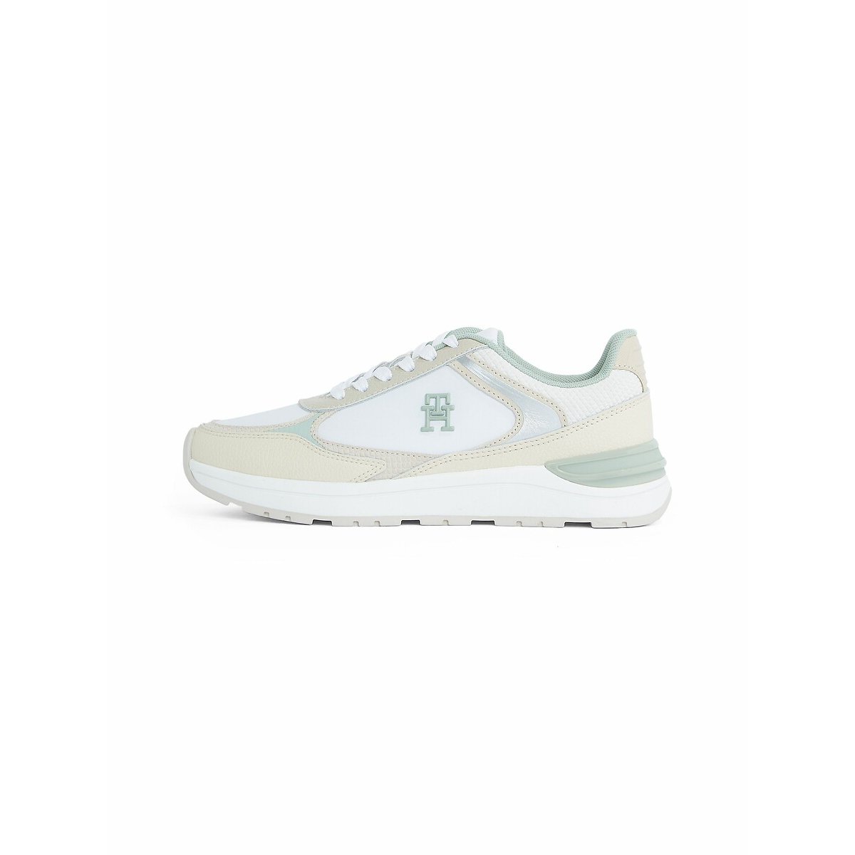 Baskets Fashion Runner Mix blanc, TOMMY HILFIGER