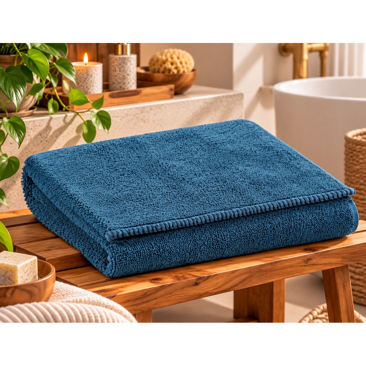 Drap de bain Parenthèse Intime acier, EDEN