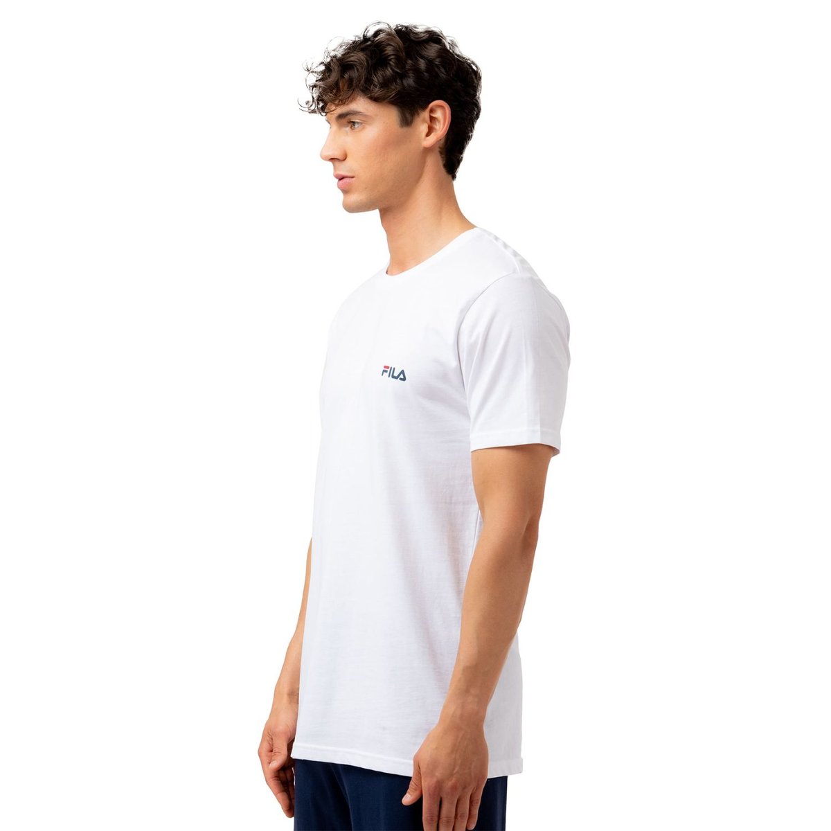 T-shirt en coton blanc, FILA
