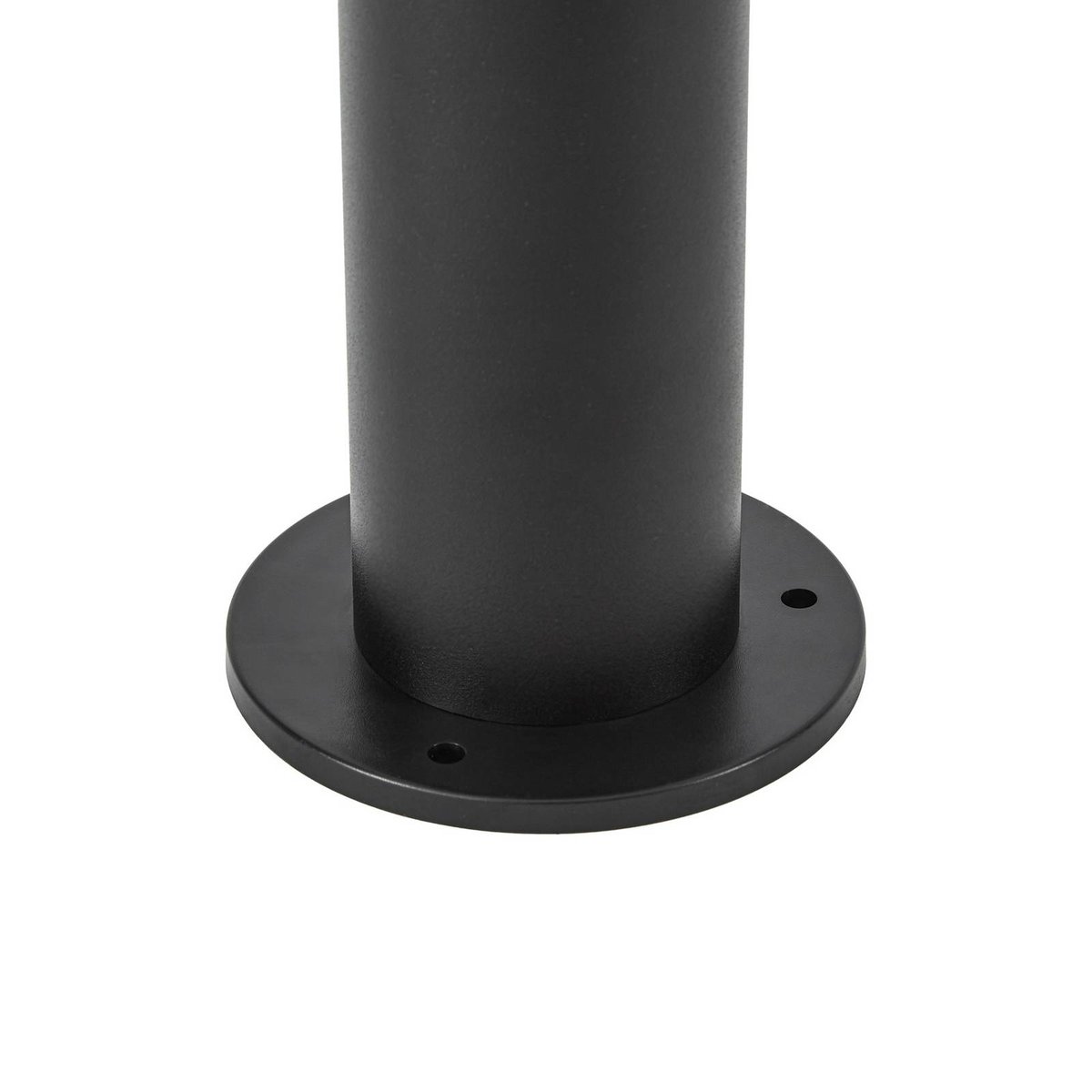 Lampe solaire en inox moderneLED, Relto noir, transparent, LINDBY
