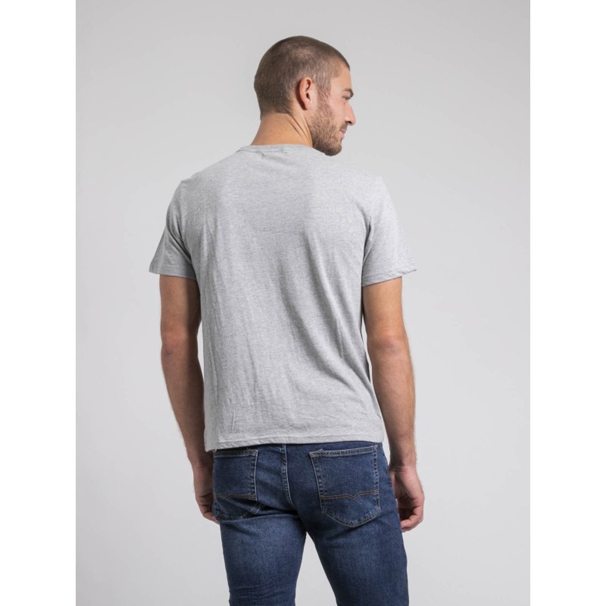 T-shirt Col Rond Pur Coton Jupilar gris, RITCHIE