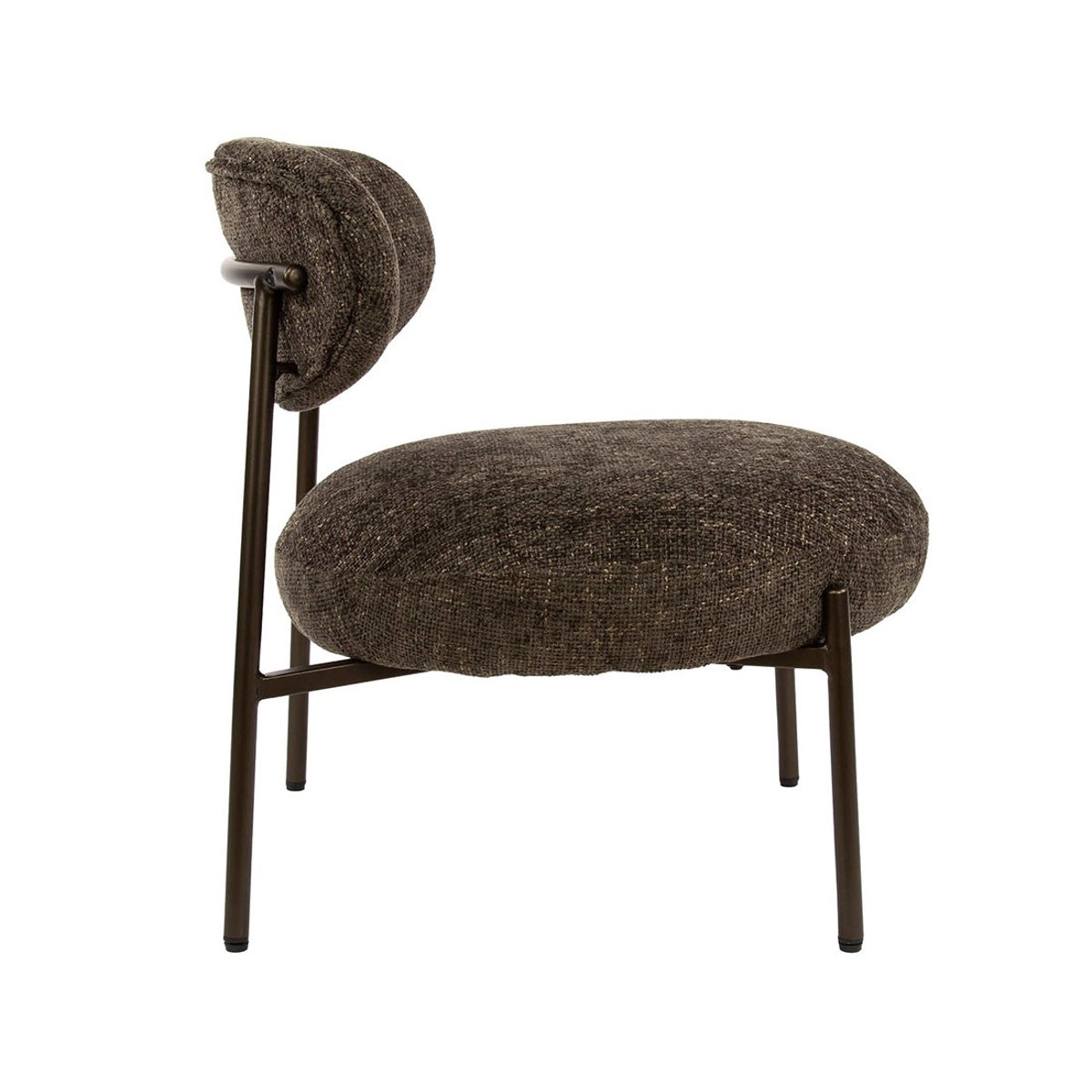 Fauteuil - ADELIA marron, BEST MOBILIER