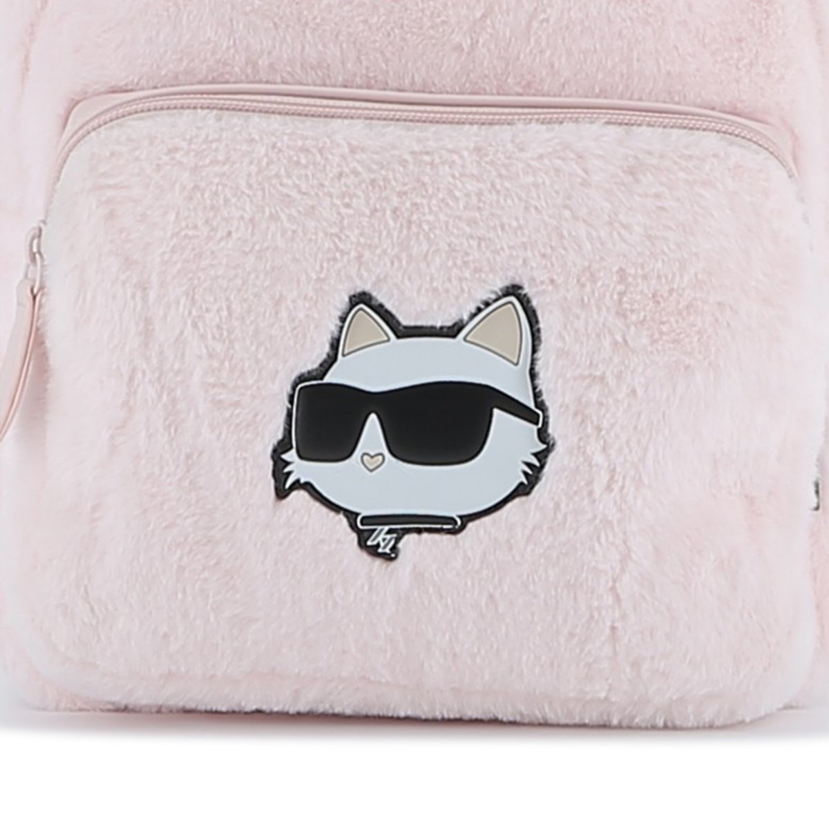 Petit sac à dos en polaire souple carinaria, KARL LAGERFELD KIDS