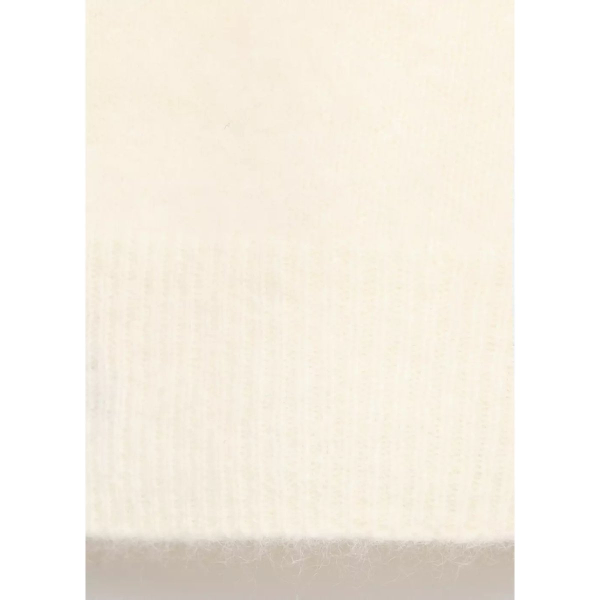 Pull-over 100 % laine manches courtes blanc, MANGO