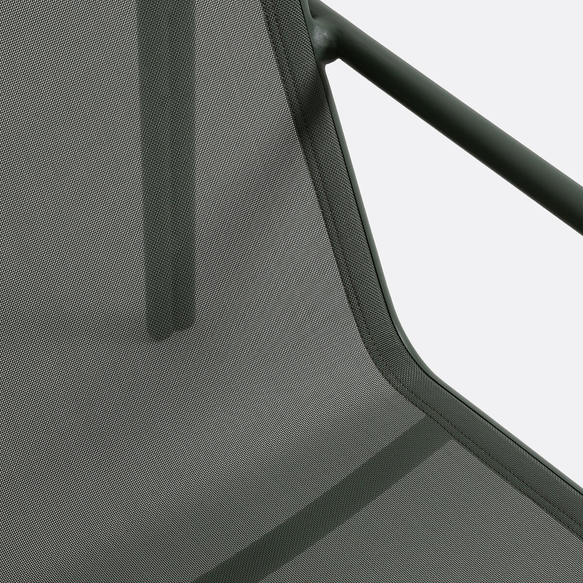 Fauteuil bas de jardin aluminium et textilène Lysa vert foncé, LA REDOUTE INTERIEURS