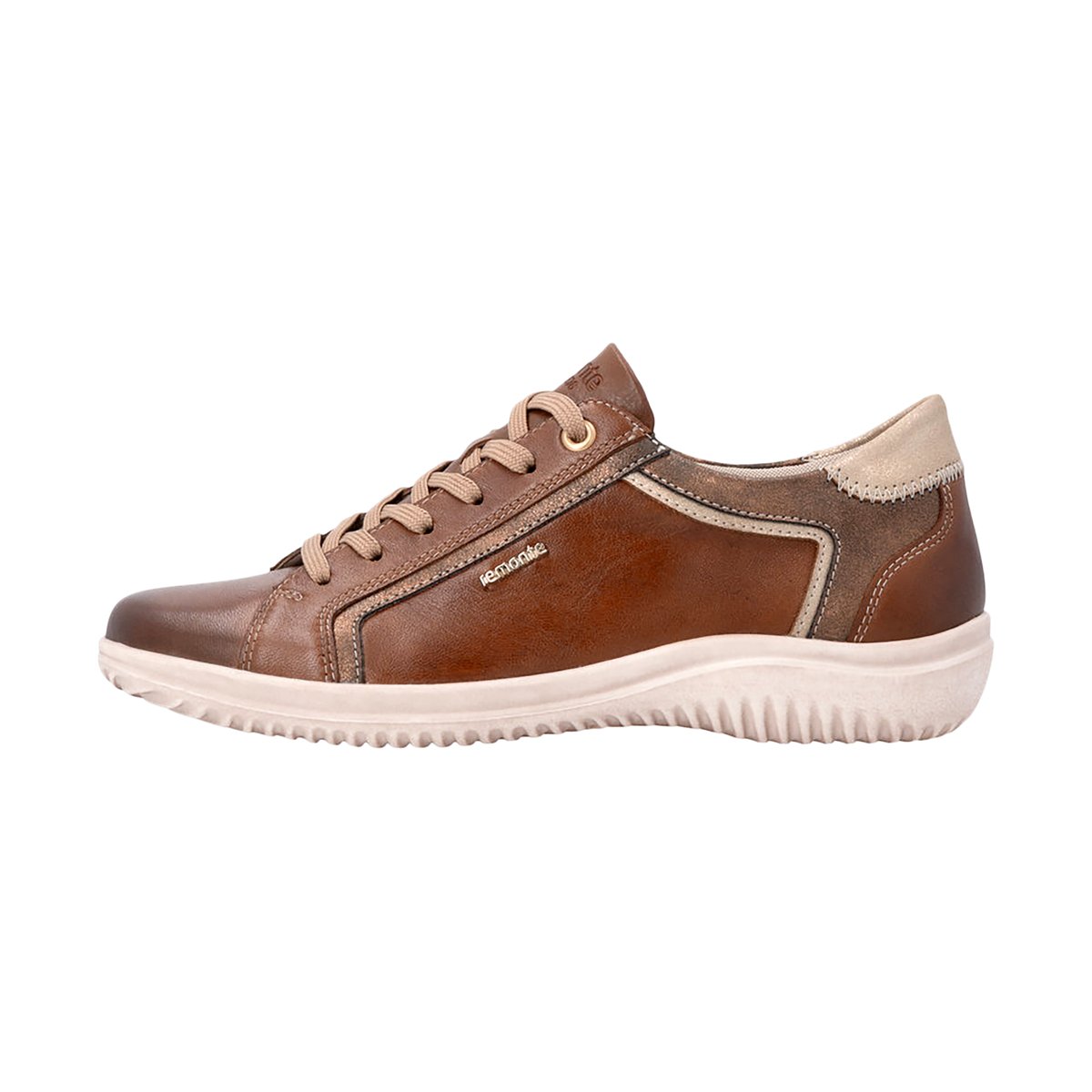 Basket Cuir marron comb, REMONTE