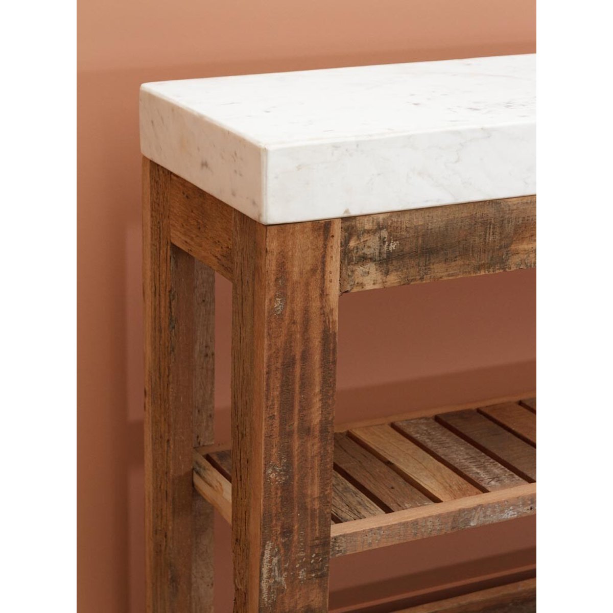 Console en bois GRETA bois fonce, CHEHOMA