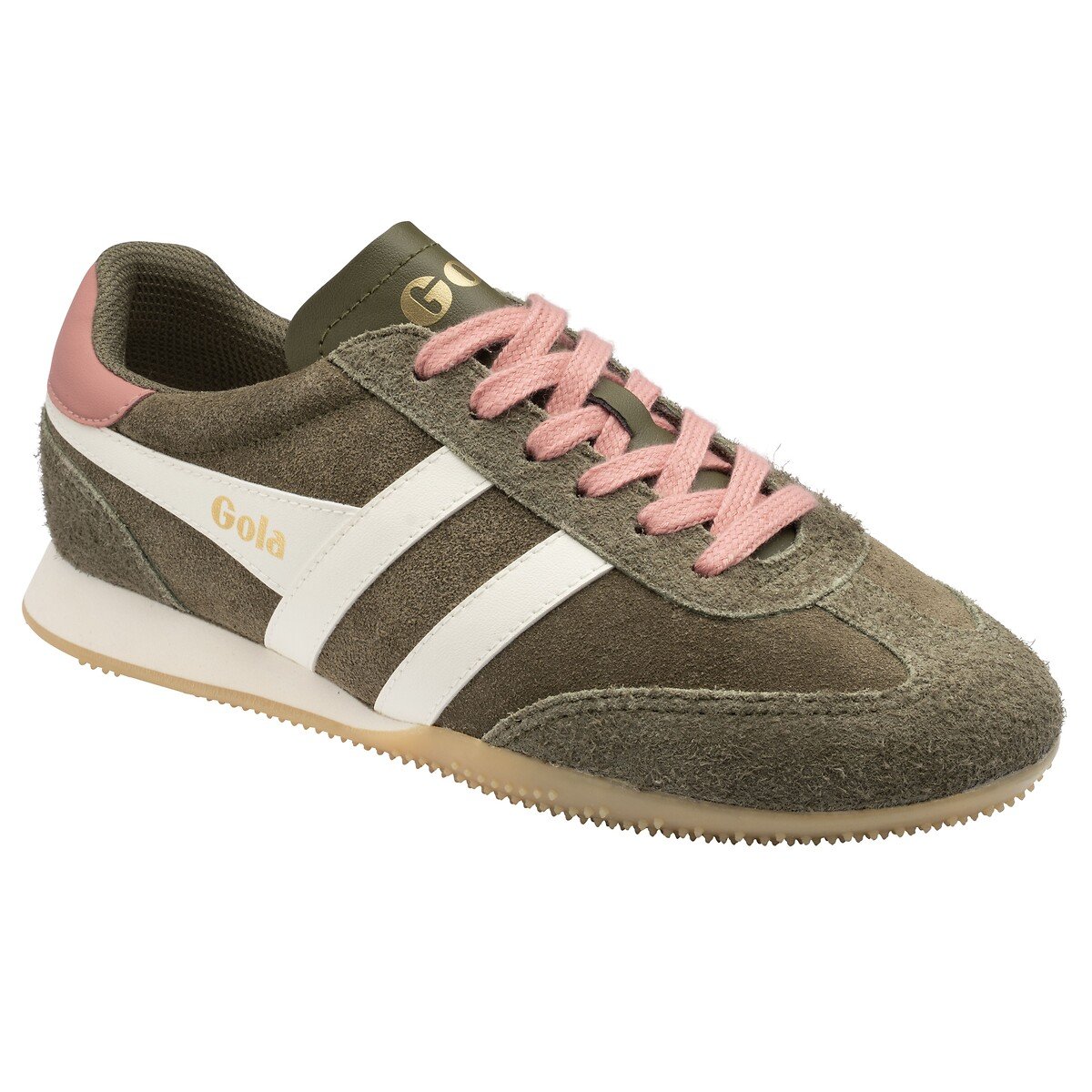 Baskets en cuir, SPRINTER SUEDE kaki, GOLA