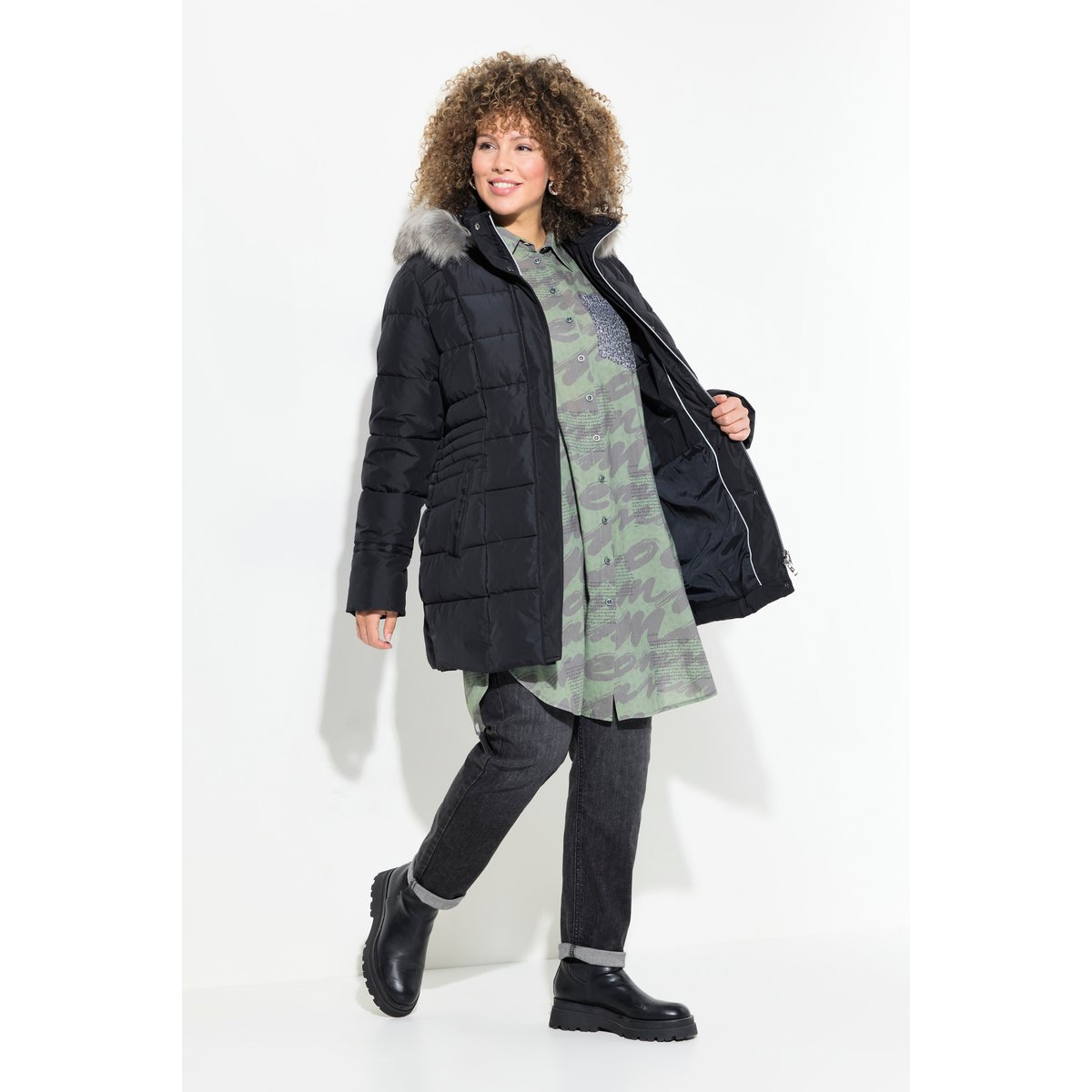 Veste matelassée technique HYPRAR noir, ULLA POPKEN