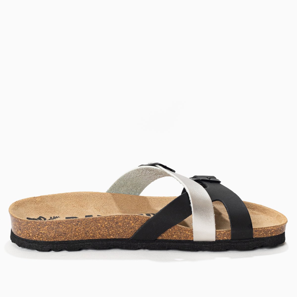 Sandales CLEO noir melange, BAYTON