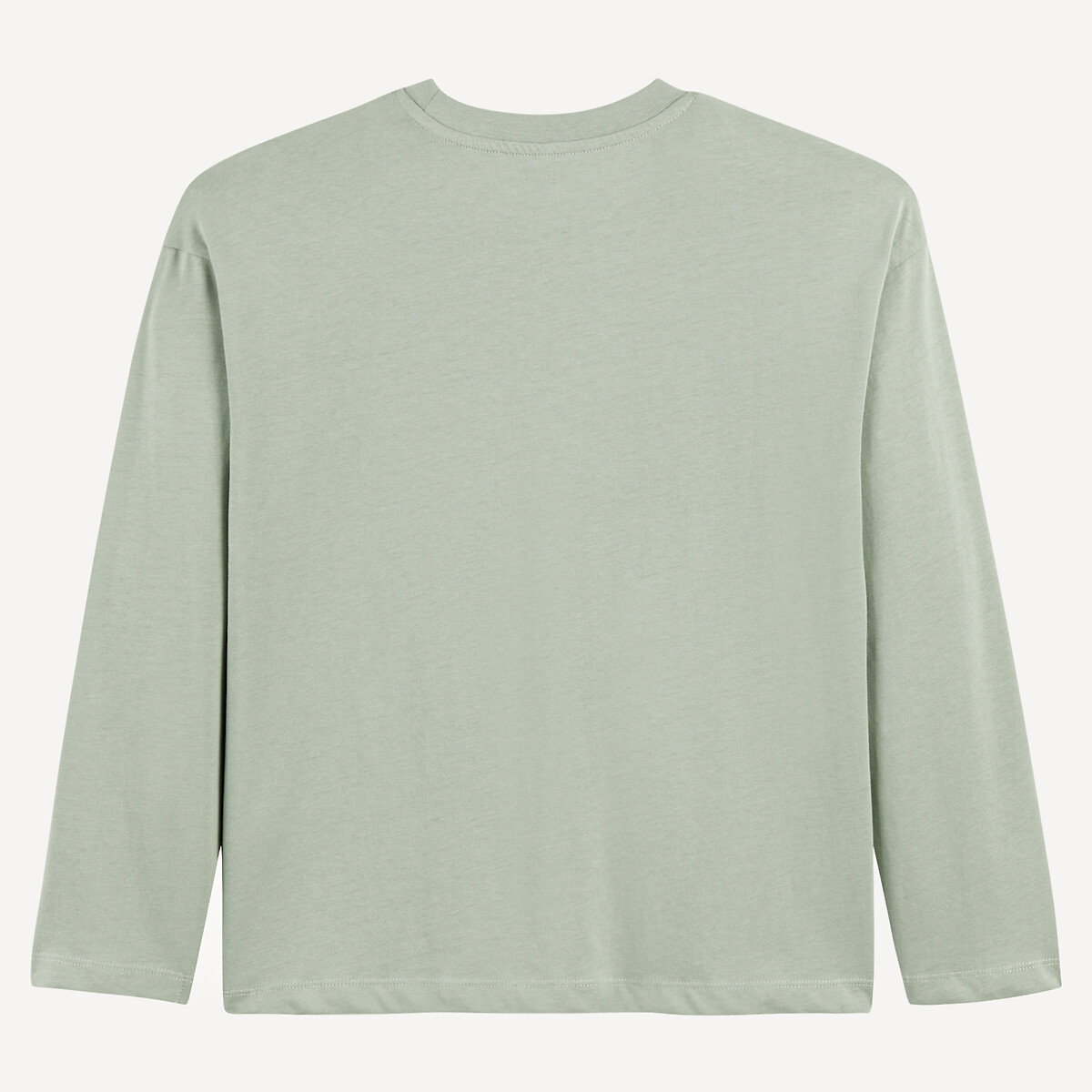 Printed Long Sleeve T-Shirt green, LA REDOUTE COLLECTIONS