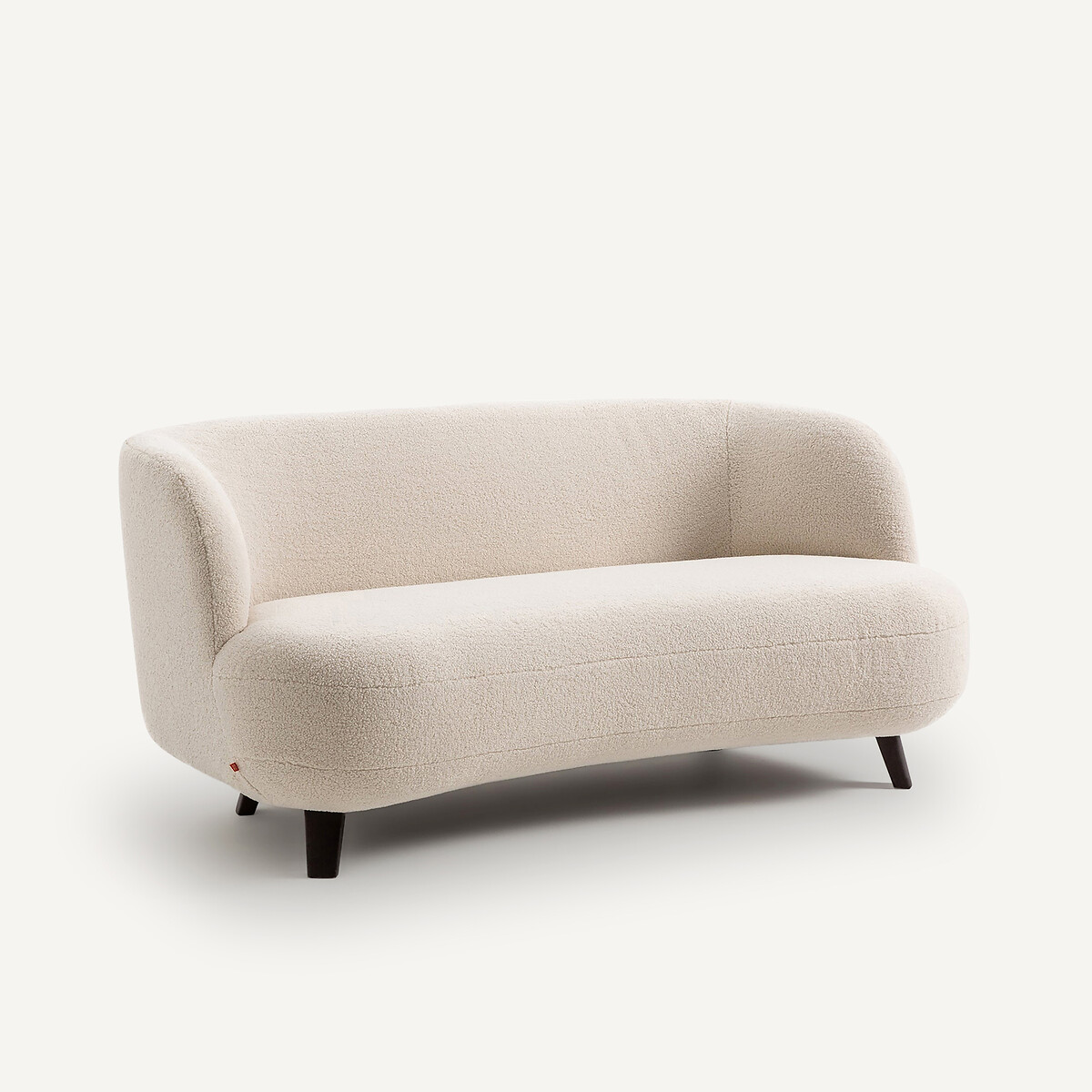 Canapé XS polyester, en bouclette, ROSEBURY craie, EMMANUEL GALLINA X AM.PM