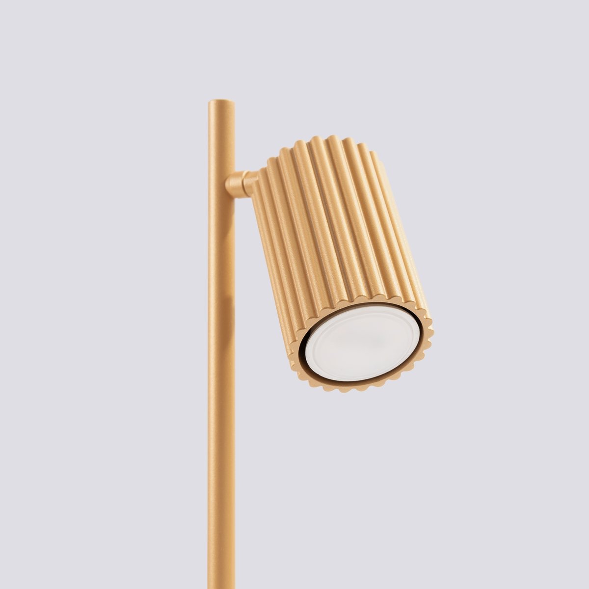 Lampe à poser Aluminium Doré GU10 1 Karbon jaune, EDEN