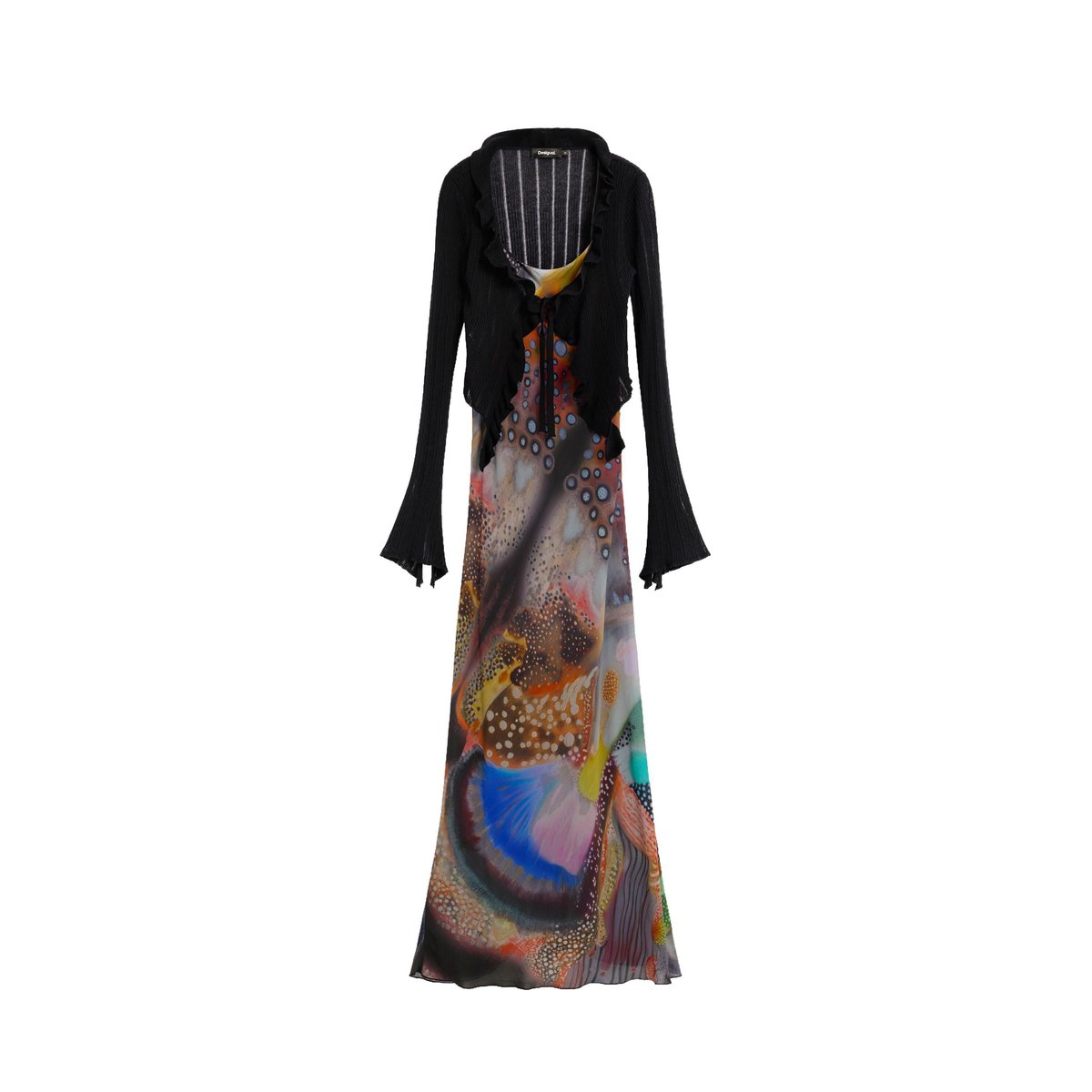 Robe imprimée 2 en 1 multicolore, DESIGUAL