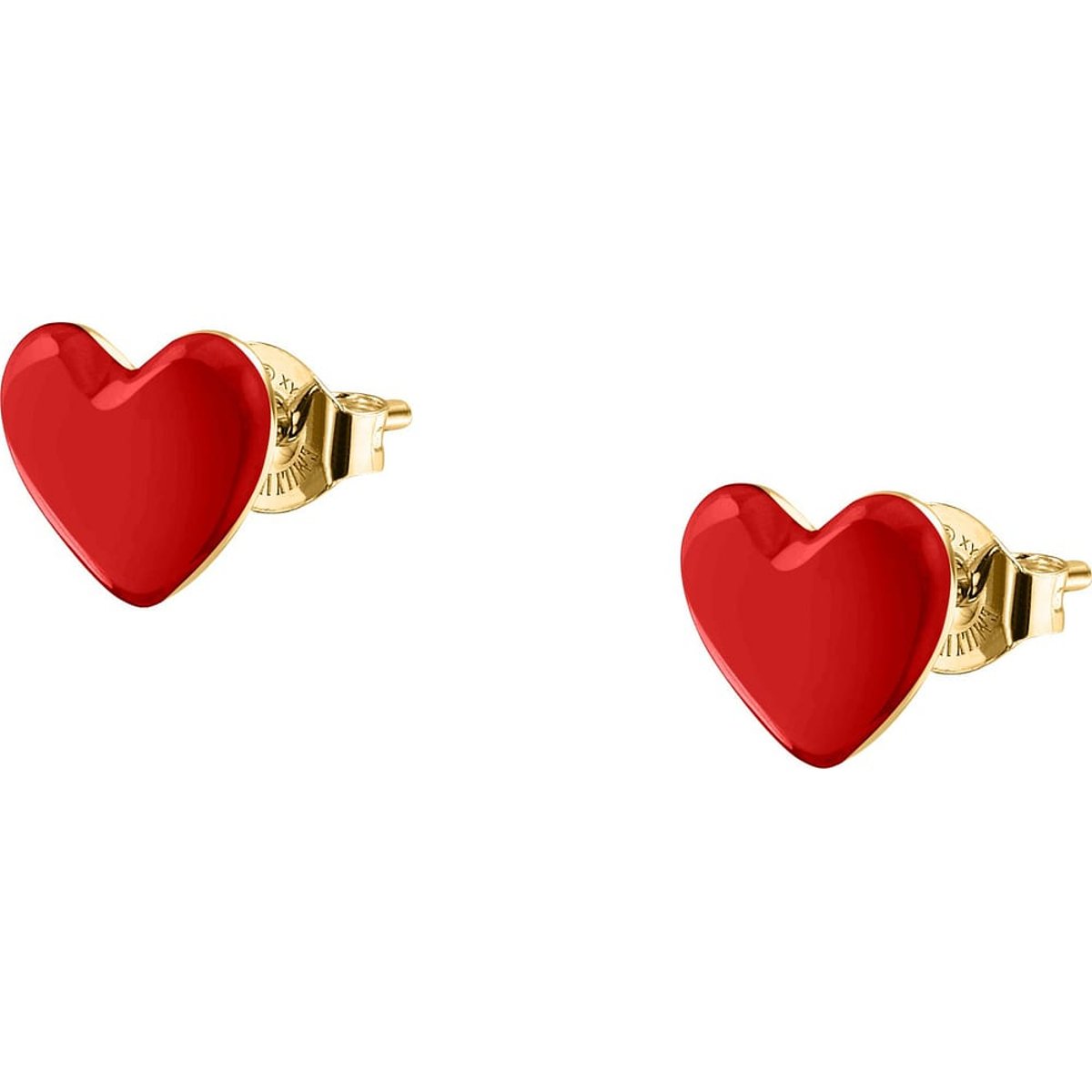 BOUCLE LA PETITE STORY EMILY IN PARIS - LPS01AZS06 red,yellow gold, LA PETITE STORY