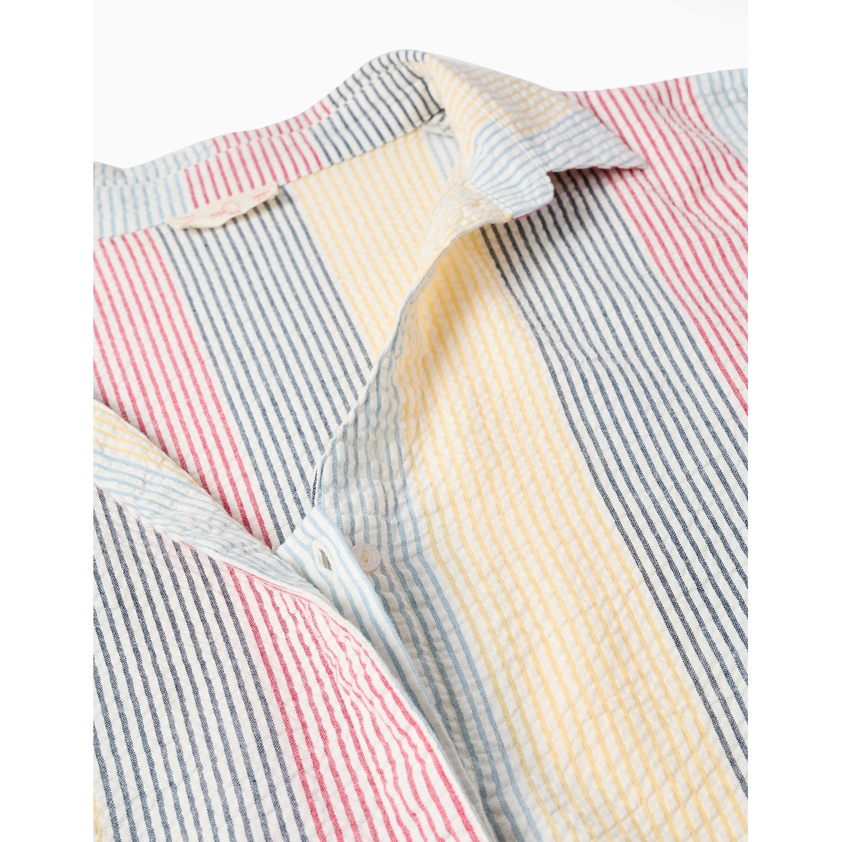 Robe en coton à rayures You&Me rouge, ZIPPY