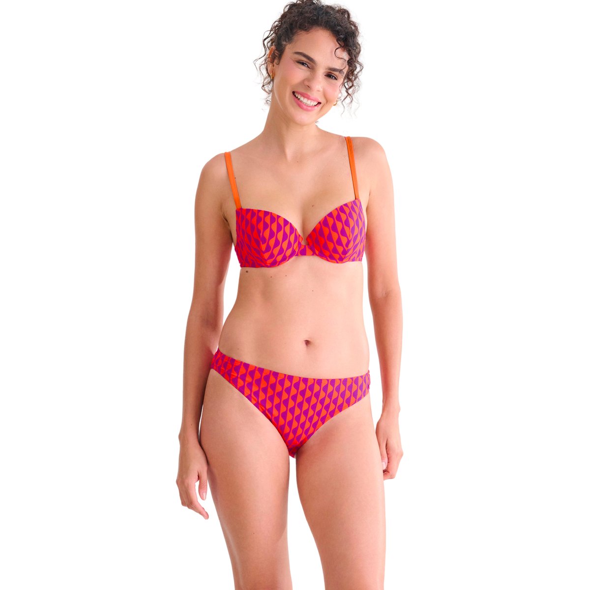 Haut maillot de bain préformé ARUBA orange, LISCA